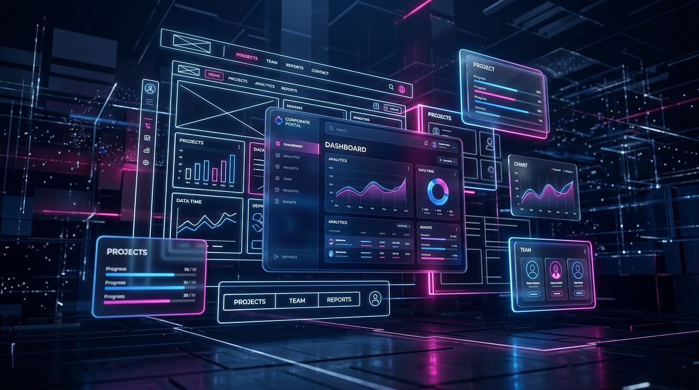 Corporate Web Portal Design